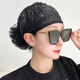 確不凡回族女式包頭帽亮片蕾絲遮白發(fā)包頭帽洋氣優(yōu)雅網(wǎng)紗春夏盤(pán)發(fā)頭巾帽 黑色 亮片花包頭帽 均碼