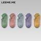LEEME.ME粒米【抗菌】襪子女春夏季透氣情侶船襪女士短襪防掉跟襪子5雙裝