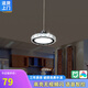 長(zhǎng)歌餐廳吊燈三頭 餐廳燈吊燈現(xiàn)代簡(jiǎn)約圓形水晶餐吊燈飯廳吧臺(tái)餐桌燈 圓形吸頂餐吊1頭白光