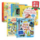 英文原版 尤斯伯恩 偷偷看里面系列 Usborne Look Inside 揭秘系列科普認(rèn)知5冊(cè) 全英文版