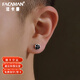 法卡曼（FACAMAN）輕奢品牌耳釘男潮流個(gè)性耳環(huán)高級感痞帥送男七夕情人節(jié)禮物 黑色：單只