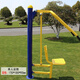 愛仕威單人坐拉室外健身器材戶外公園廣場(chǎng)小區(qū)單人雙人坐推器坐拉訓(xùn)練器 單人坐推