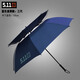 麗梵爾超大號511雨傘長(cháng)柄傘男高爾夫傘女半自動(dòng)抗風(fēng)直桿雙層大號長(cháng)把傘 藍色135CM(三代雙層) 8骨