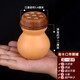 葫仙天然葫蘆蟈蟈罐葫蘆七星口蛐蛐籠子鳴蟲(chóng)叫罐蟲(chóng)具文玩收藏精品蟈蟈籠蛐蛐罐 七星口  帶腰原色款（送底座.膽簧.手套.斗草