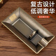 漢尼庫克 雪茄煙灰缸 高檔復(fù)古雪茄煙缸個(gè)性創(chuàng)意便攜滅煙器送父親爸爸長(zhǎng)輩 古銅色