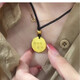 海上羅孚黃金大餅吊墜女999足金給老婆的餅項(xiàng)鏈七夕情人節(jié)禮物送女友老婆 包裝盒定金