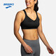 布魯克斯（BROOKS）跑步運動(dòng)內衣女高強度胸罩透氣可拆 文胸 黑色 70D
