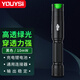 YOUYSI筆式充電綠光筆 光纖檢測筆 10MW 20MW 光纜尋線筆 【10MW】黑色筆式充電綠光筆