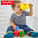 費雪（Fisher-Price）充氣手抓可愛(ài)拍拍彈力球玩具寶寶初級訓練幼兒園玩樂(lè )生日禮物 初級訓練球套裝（5個(gè)）