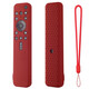 酷件 適用SONY索尼TV X80K電視遙控器KD系XR RMF-TX800U900C硅膠保護套 酒紅色保護套（適合國內版）