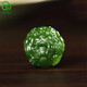 永杰原創(chuàng  )和田玉手串配珠貔貅散圓珠單顆diy文玩碧玉石菠菜綠吊墜配珠 直徑：14毫米左右