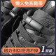 HYS MQ免系鞋帶懶人兒童彈力松緊帶鞋扣卡扣鎖扣繩男款女不用綁固定器 黑色+黑扣 一雙裝（鞋帶2根/鞋扣2只）
