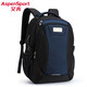 艾奔（ASPENSPORT）背包男初中高中學(xué)生書(shū)包耐磨時(shí)尚雙肩包大容量潮流電腦旅行包 黑/藏藍 【標準版】