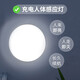 小米鍋巴感應(yīng)燈人體感應(yīng)過道樓道臥室家用夜間起夜走廊自動智能聲控小夜燈 圓形感應(yīng)燈白光