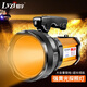 侶字強(qiáng)光手電筒遠(yuǎn)射20000充電家用防水長續(xù)航超氙氣手提應(yīng)急探照燈 黃光398金色款-帶側(cè)燈