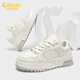 卡賓小白鞋男鞋秋季2025款休閑板鞋男時(shí)尚厚底增高鞋子男百搭運動(dòng)鞋男 白色 41