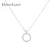 DODOGOGO網(wǎng)紅小眾設計感項鏈女潮夏季韓版鎖骨鏈氣質(zhì)森系短款頸鏈七夕禮物 白金項鏈