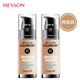 露華濃（Revlon） 粉底液 底霜 遮瑕 持久底妝組合 彩妝套裝組合化妝品套裝女美妝 110#象牙白 中干性 兩支裝