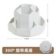 時代良品 九格旋轉(zhuǎn)筆筒收納盒高顏值辦公桌桌面收納盒辦公室文具 灰色（旋轉(zhuǎn)款） 新升級原創(chuàng)大容量旋轉(zhuǎn)筆筒