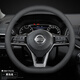 適用日產(chǎn)天籟軒逸逍客騏達奇駿勁客陽(yáng)光藍鳥(niǎo)樓蘭方向盤(pán)套真皮超薄 D型超薄款【黑色線(xiàn)】不帶標