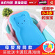 歐開(kāi)歐開(kāi)嬰兒洗澡盆洗澡墊海綿墊 新生寶寶浴盆通用沐浴加厚可坐躺 5cm厚出口國外款天空藍
