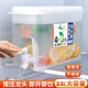 啟勵冰箱水壺冷水壺帶龍頭涼水壺冰水冷水桶夏天家用水果茶壺檸檬水瓶 冰箱冷水壺1個/帶龍頭