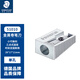 施德樓（STAEDTLER）卷筆刀削筆刀 全鋼制轉(zhuǎn)筆刀鉛筆削筆器 學(xué)生兒童繪畫素描美術(shù)彩鉛工具 單孔51010