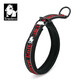TRUELOVE寵物頸圈用品狗狗項圈脖圈大小中型犬防爆沖訓犬P鏈P字蛇鏈哈士奇 黑紅 XL【45-55cm】建議20-35kg選擇