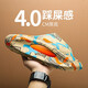 羅霍夏季男士拖鞋潮外穿運(yùn)動(dòng)4cm厚底增高踩屎感沙灘鞋防滑軟底一字拖 米色 44-45