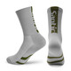 森地客四季通用騎行運動(dòng)襪透氣中筒自行車(chē)騎行襪壓縮高彈襪男女 【時(shí)速】灰色 均碼