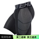 貴嬌兒（GUIJIAOER）緊身褲男籃球訓(xùn)練三四分褲高彈運(yùn)動(dòng)褲跑步短褲夏健身速干打底內(nèi)褲 黑銀短褲 XL （175-180高，130-150斤）