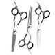 鋼夫厄將理發(fā)剪刀美發(fā)剪刀平剪無(wú)痕牙剪胖胖剪翹剪套裝發(fā)廊專(zhuān)業(yè)剪發(fā)剪刀打薄剪理發(fā)器理發(fā)店專(zhuān)業(yè)發(fā)型師專(zhuān)用 任意三件套（聯(lián)系客服或備注）