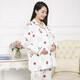 臺英華大碼月子服夏季薄款200斤孕婦睡衣純棉產(chǎn)后哺乳喂奶衣產(chǎn)婦家居服 卡通女孩 3XL碼