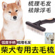 乖湃柴犬專(zhuān)用釘耙梳寵物開(kāi)結梳狗去毛梳子大型犬用針梳梳子狗狗美容梳 柴犬專(zhuān)用釘耙梳