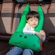 艾布與棉花（abut&mifa）車(chē)載睡覺(jué)枕頭腰靠?jì)捎密?chē)用護肩套汽車(chē)兒童靠枕護頸枕卡通車(chē)內用品 綠色恐龍