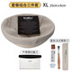 walfos威澳思面包歐包發(fā)酵籃印尼藤編純手工藤籃面團發(fā)酵藍家用烘焙工具 圓形【25.5x8cm】組合裝