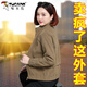 啄木鳥(niǎo)品牌燈芯絨短外套女春秋2025新款中年洋氣棒球服短款?yuàn)A克上衣 卡其 2XL
