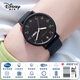 迪士尼學(xué)生考試專(zhuān)用手表初高中生青少年男女孩機械中考石英手表生日禮物 經(jīng)典黑