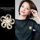SNQP【官方品質(zhì)】施華洛世鋯2025新款胸針女精致胸花珍 AED7421-胸針金色 順豐空運(yùn)+高檔禮盒包裝