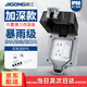 際工戶外防水開(kāi)關(guān)插座 衛(wèi)生間浴室電源防水盒明暗裝室外防暴雨防濺盒 明裝防水盒+一開(kāi)五孔(10A）