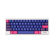 HHKB 定制靜電容鍵盤專用雙色ABS鍵帽 原裝鍵帽60鍵PBT熱升華鍵帽 紫紅