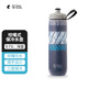 POLAR BOTTLE 美國(guó)北極熊騎行保冷咬嘴水壺雙層自行車運(yùn)動(dòng)公路山地越野 咬嘴式-藍(lán)白條(配防塵蓋) 710ml