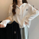 歐貨長袖連帽衛(wèi)衣外套女春秋薄款2025新款顯瘦正肩短款早秋上衣服 白色 M