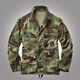 AK ARMY 純棉阿美咔嘰M65迷彩坦克服工裝夾克男工裝機(jī)車男士外套春秋季款 C29山地迷彩 L