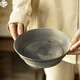 一紀(jì)（KAZUNORI）手工鋁制壺承干泡臺(tái)日式一人茶盤(pán)鋁建水功夫茶具茶托盤(pán)紫砂壺托盤(pán) 圓全鋁制壺承