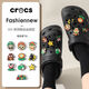 倉京庫2024年新款洞洞鞋配飾crocs鞋花智必星卡扣卡駱馳diy配件裝飾鞋扣 馬里奧 [10粒]