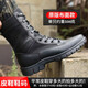 蔻尼森新式作戰(zhàn)靴男超輕作訓(xùn)鞋高幫戰(zhàn)術(shù)靴黑色保安鞋冬季登山戶外訓(xùn)練靴 17原版布面款【四季可穿】 41 =255