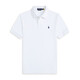 FAME RALPH LAUREN美國拉夫Polo衫小馬標短袖體恤男士翻領(lǐng)純棉新款大碼休閑男裝 04白色 L