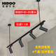 凱都燈飾（HIDOO lighting）led軌道射燈軌道條全套服裝店背景墻展廳高導(dǎo)電內(nèi)芯導(dǎo)軌支架配件 黑殼30W（4個(gè)燈+軌道+伸縮桿） 白光6000K