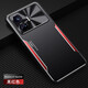 尚幸 真我Realme GT Neo5se手機(jī)殼金屬殼鋁合金鏡頭全包防指紋四角防摔磨砂超薄保護(hù)套 金屬刀鋒【真我GT Neo5se】黑紅